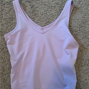 purple cropped tank top